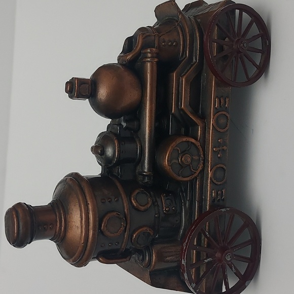 Vintage 1974 Banthrico Steam Engine Coin Bank - Picture 3 of 9